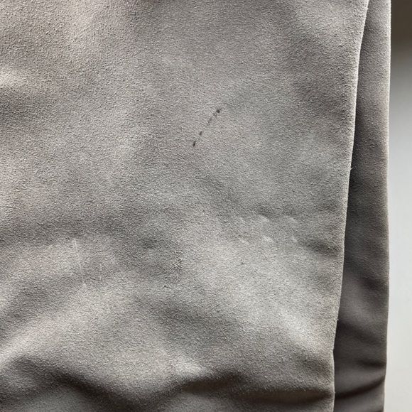 BCBGeneration Grey Suede Wedge Under the Knee Boot - Picture 6 of 9